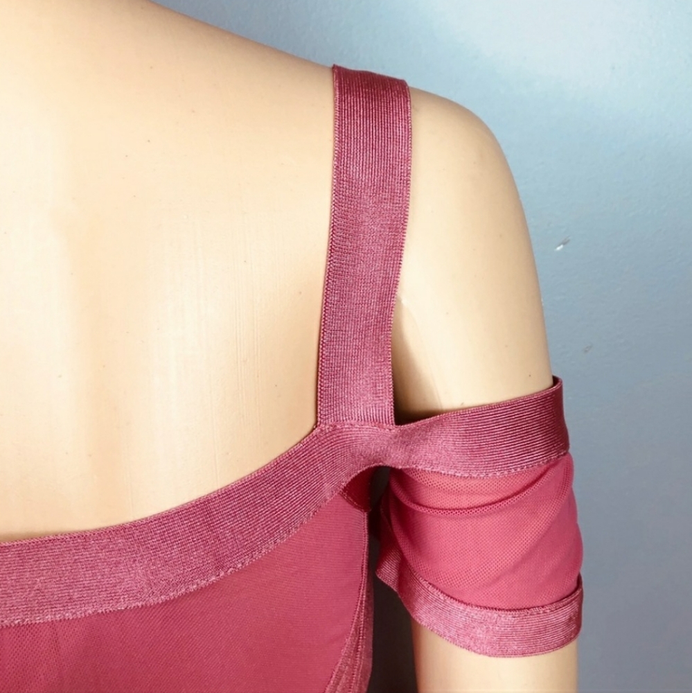 Kaouyou Bandage Dress Dusty Pink - Picture 6 of 8